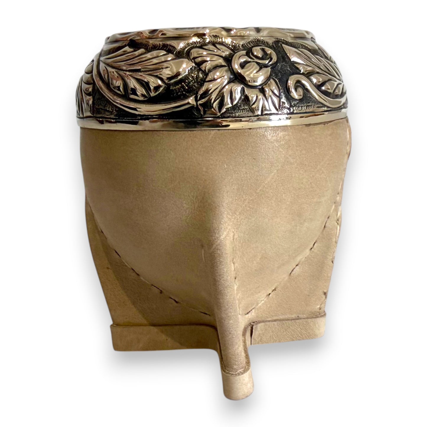 Mate Torpedo Panna con Virola Alpaca decorata IDM| Elitè