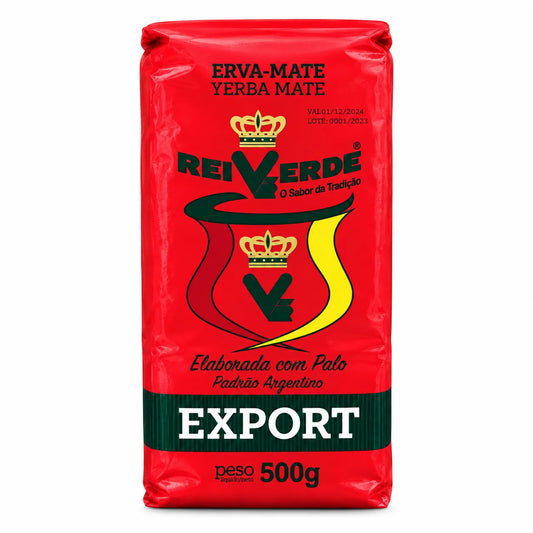 Yerba Mate REI VERDE - EXPORT ELABORADA con PALO 1/2 Kg.
