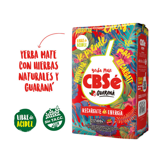 Yerba Mate CBSé - GUARANA 1/2 Kg.
