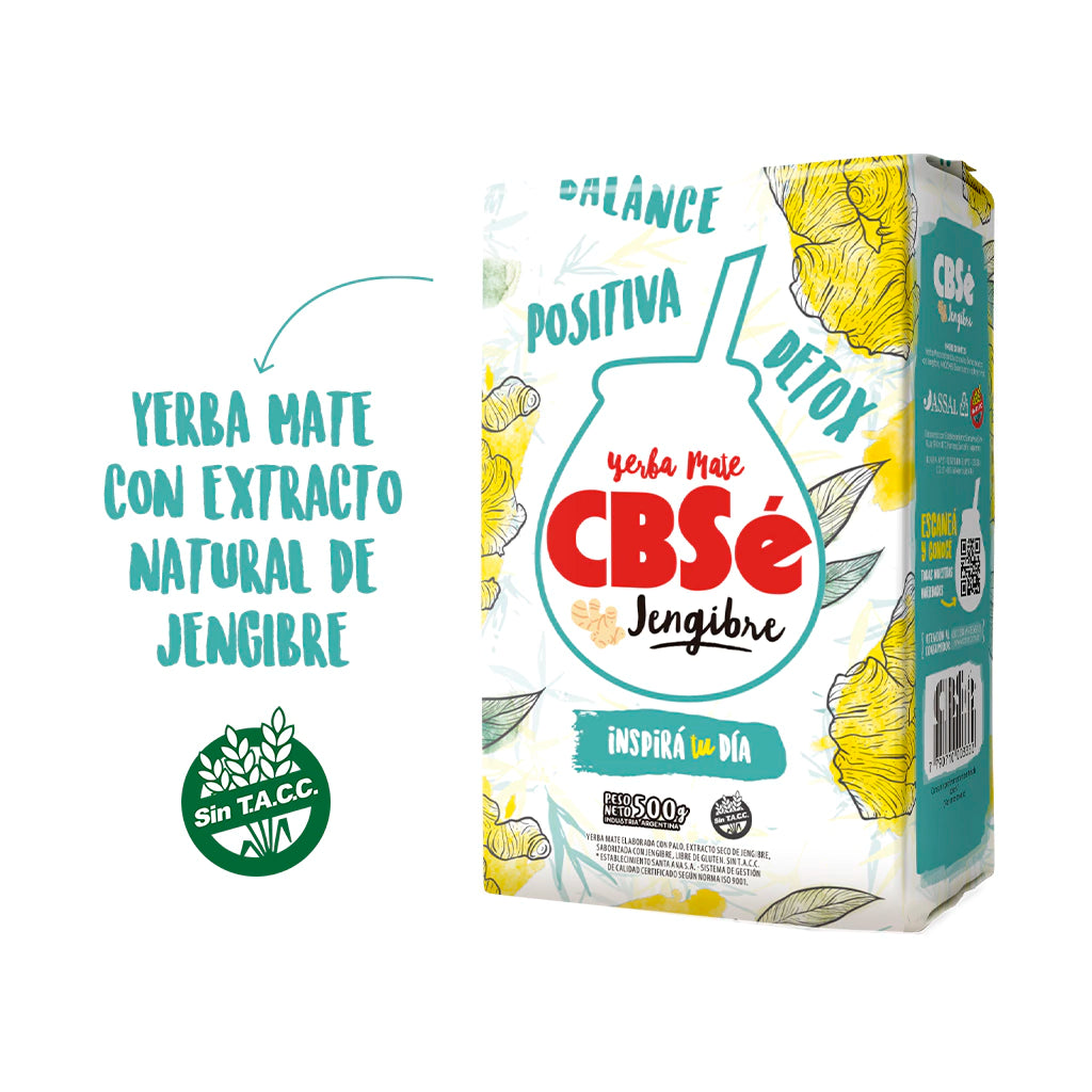 Yerba Mate CBSé - JENGIBRE 1/2 Kg.