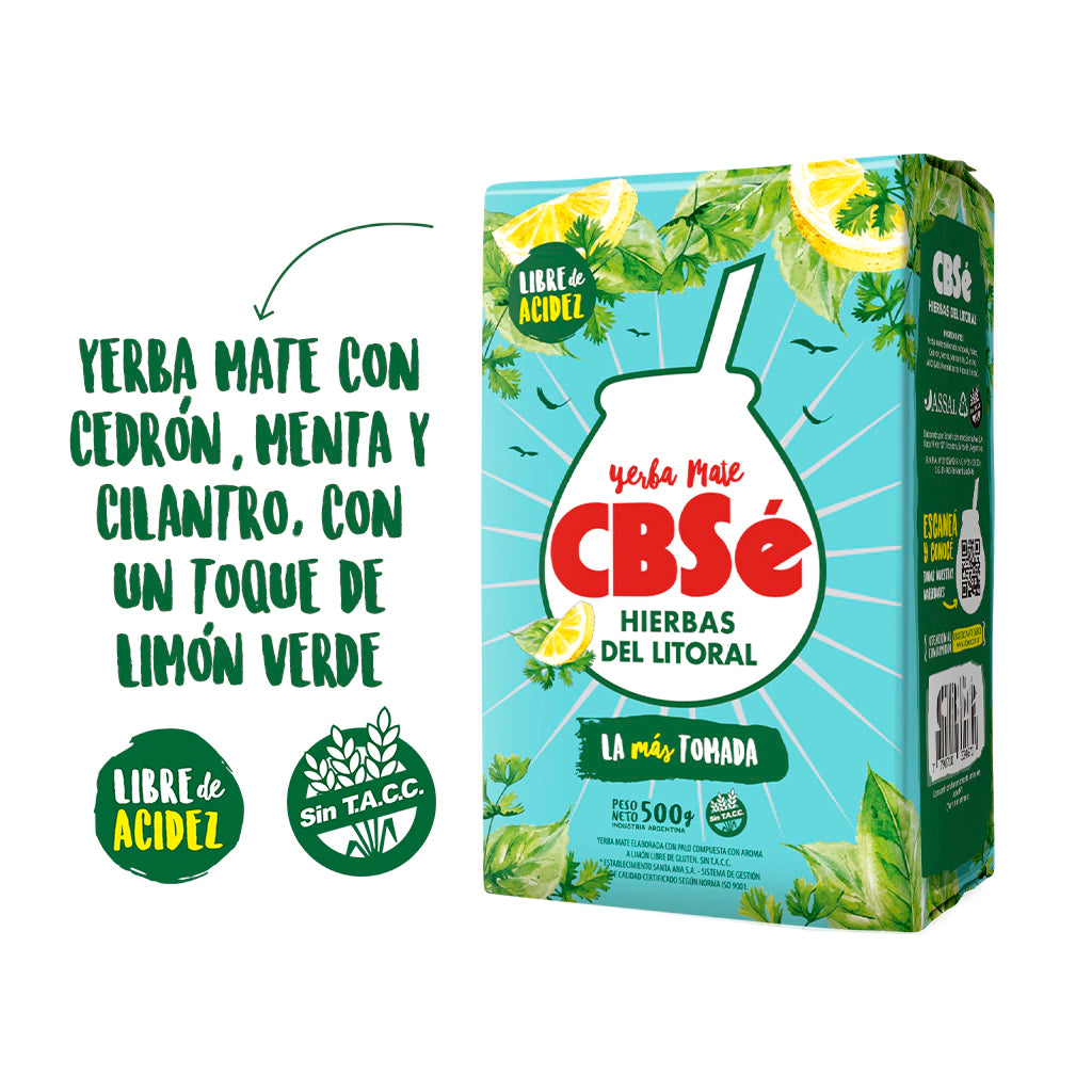 Yerba Mate CBSé - HIERBAS DEL LITORAL 1/2 Kg.