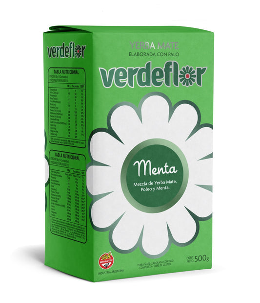 Yerba Mate VERDEFLOR - MENTA 1/2 Kg.