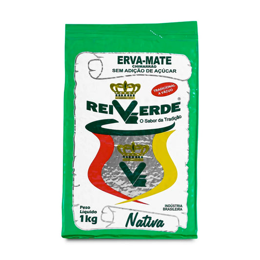 Chimarrão REI VERDE - TRADICIONAL NATIVA VACUUM 1 Kg.