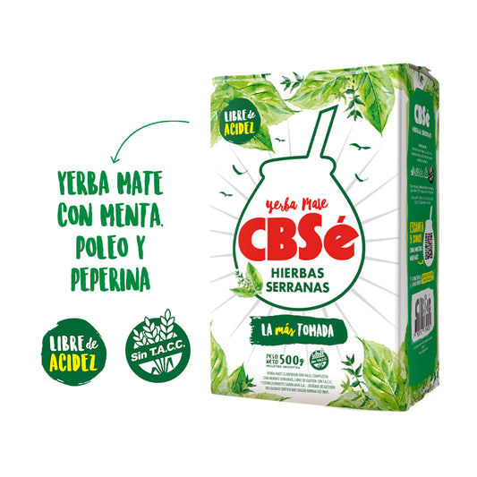 Yerba Mate CBSé - HIERBAS SERRANAS 1 Kg.