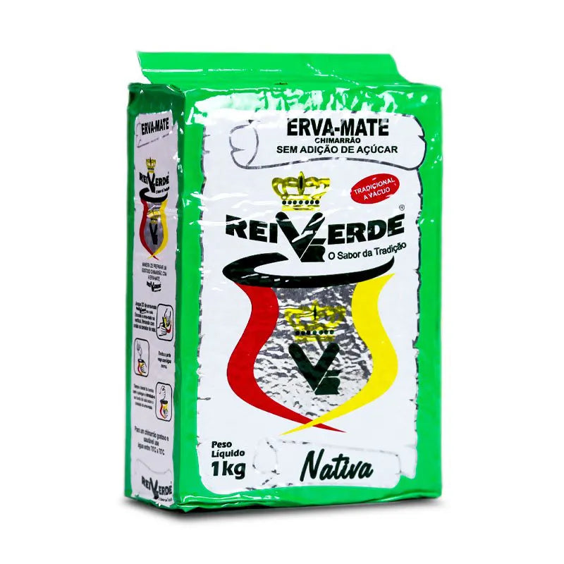 Chimarrão REI VERDE - TRADICIONAL NATIVA VACUUM 1 Kg.