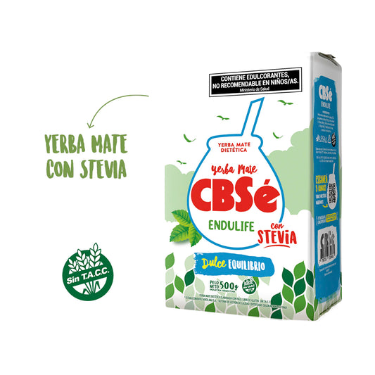 Yerba Mate CBSé -  ENDULIF CORMILLOT 1/2 Kg.