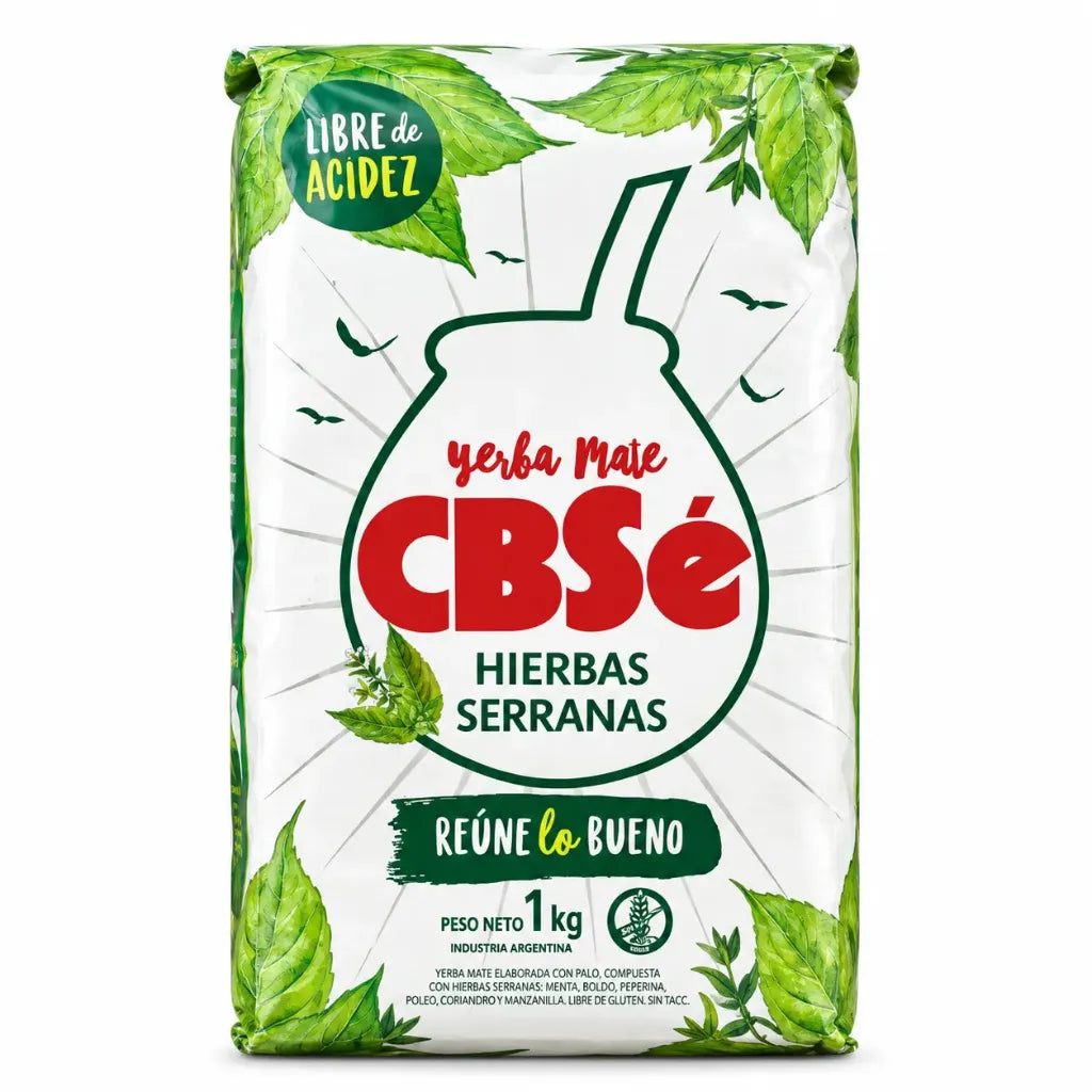 Yerba Mate CBSé - HIERBAS SERRANAS 1 Kg.