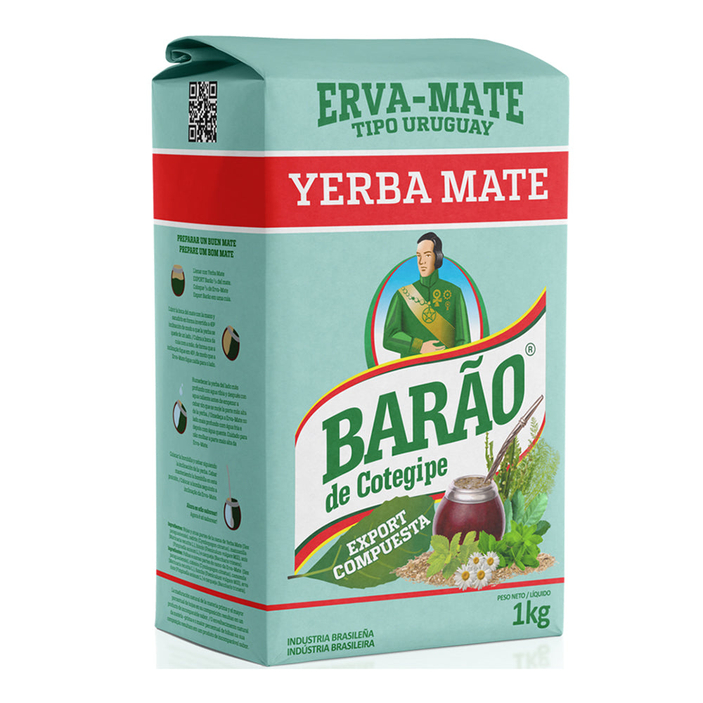 Yerba Mate BARÃO de COTEGIPE - EXPORT COMPUESTA 1 Kg.