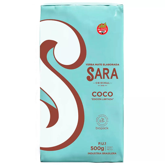 Yerba Mate SARA - COCO 1/2 Kg.