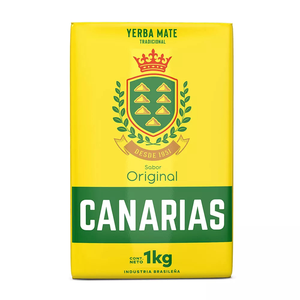 Yerba Mate CANARIAS - TRADICIONAL PACK 8x 1 Kg.