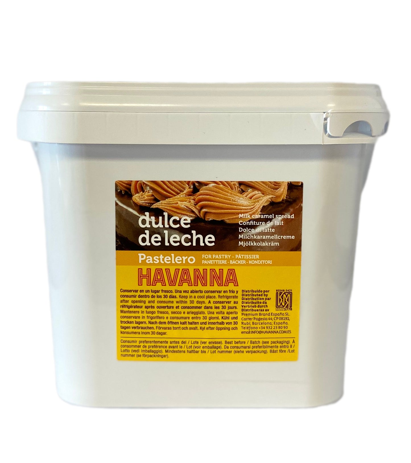 DULCE DE LECHE HAVANNA 2,5K PASTELERO