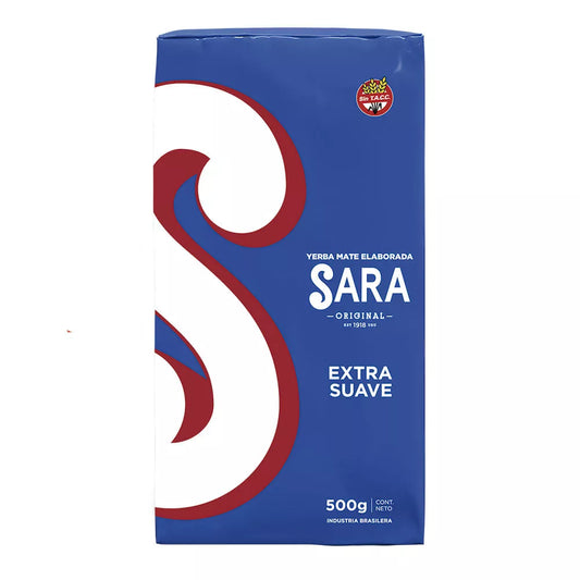 Yerba Mate SARA - EXTRA SUAVE 1/2 Kg.