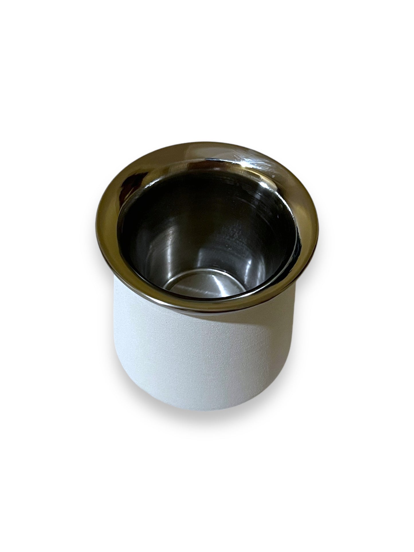 Mate Acero Inox Blanco