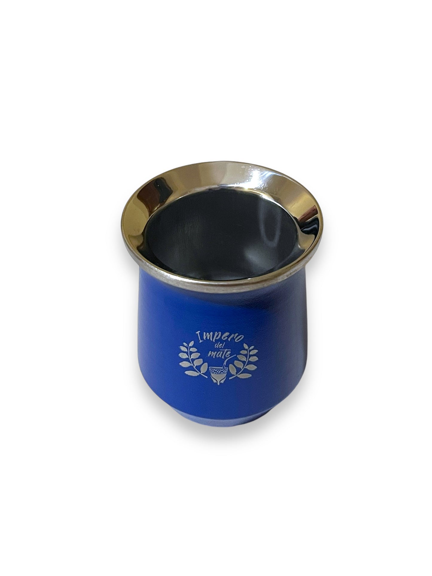 Mate Acero Inox "IDM" Azul