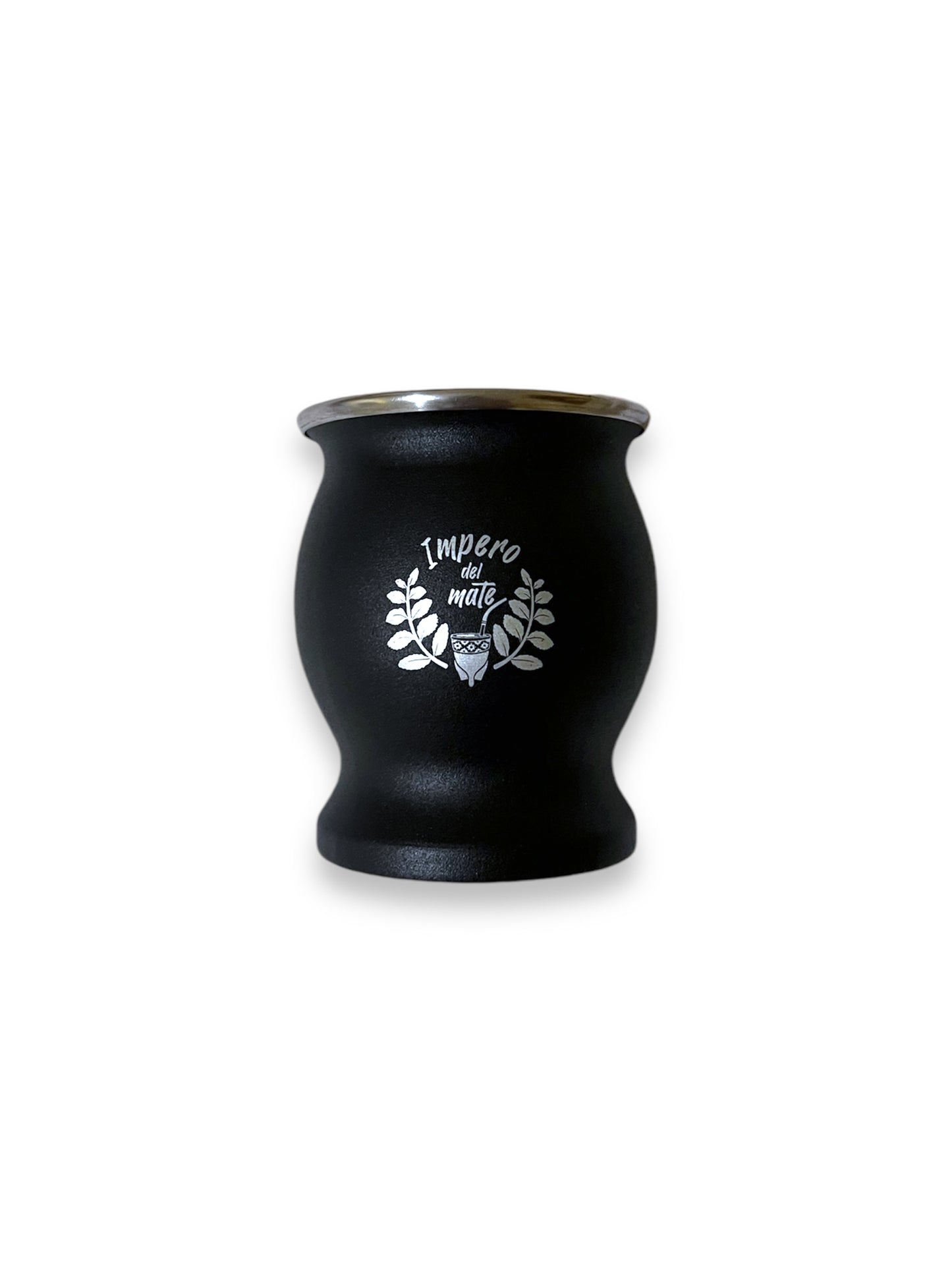 Mate Acero Inox "IDM" Negro