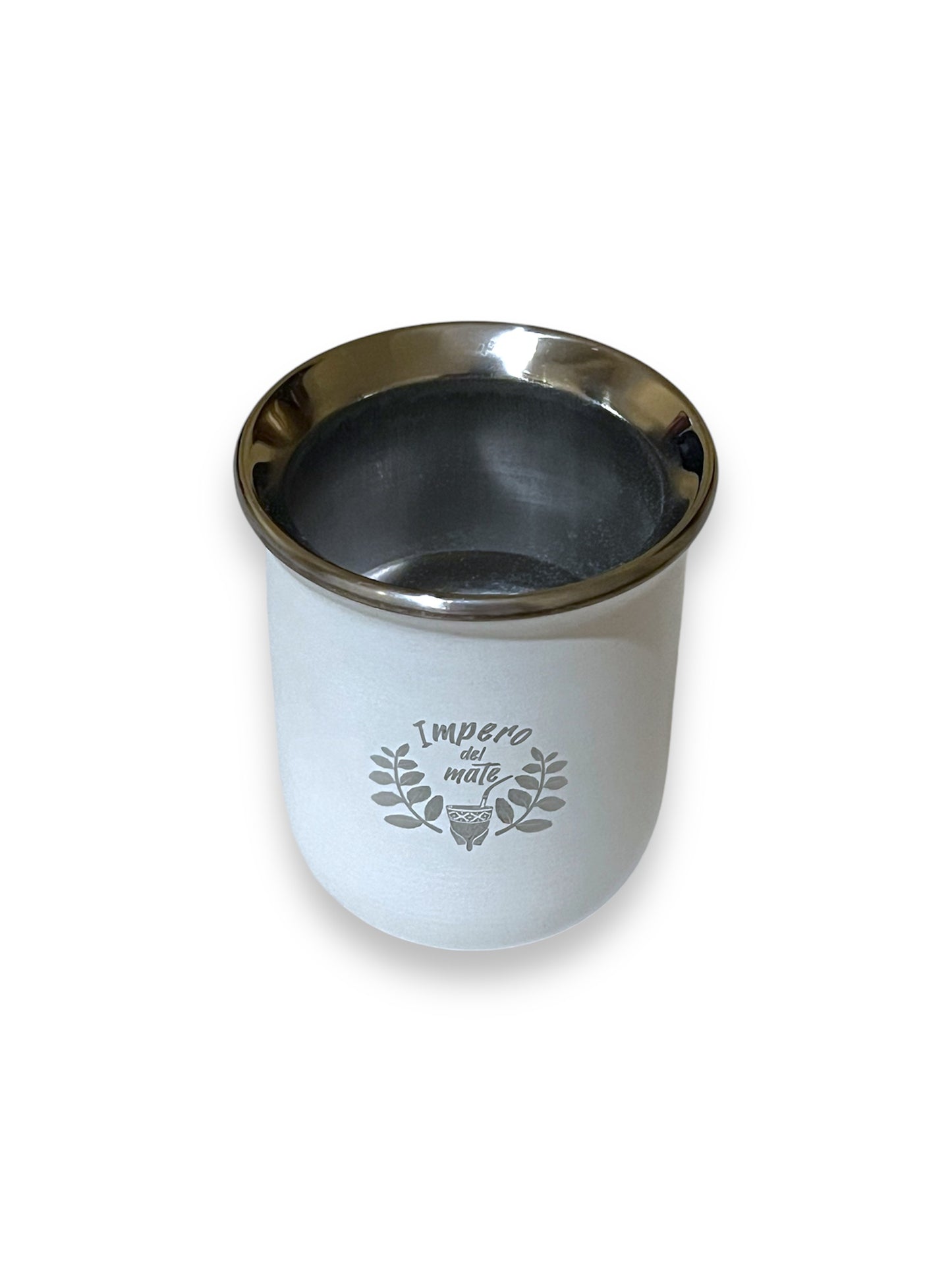 Mate Acero Inox "IDM" Blanco