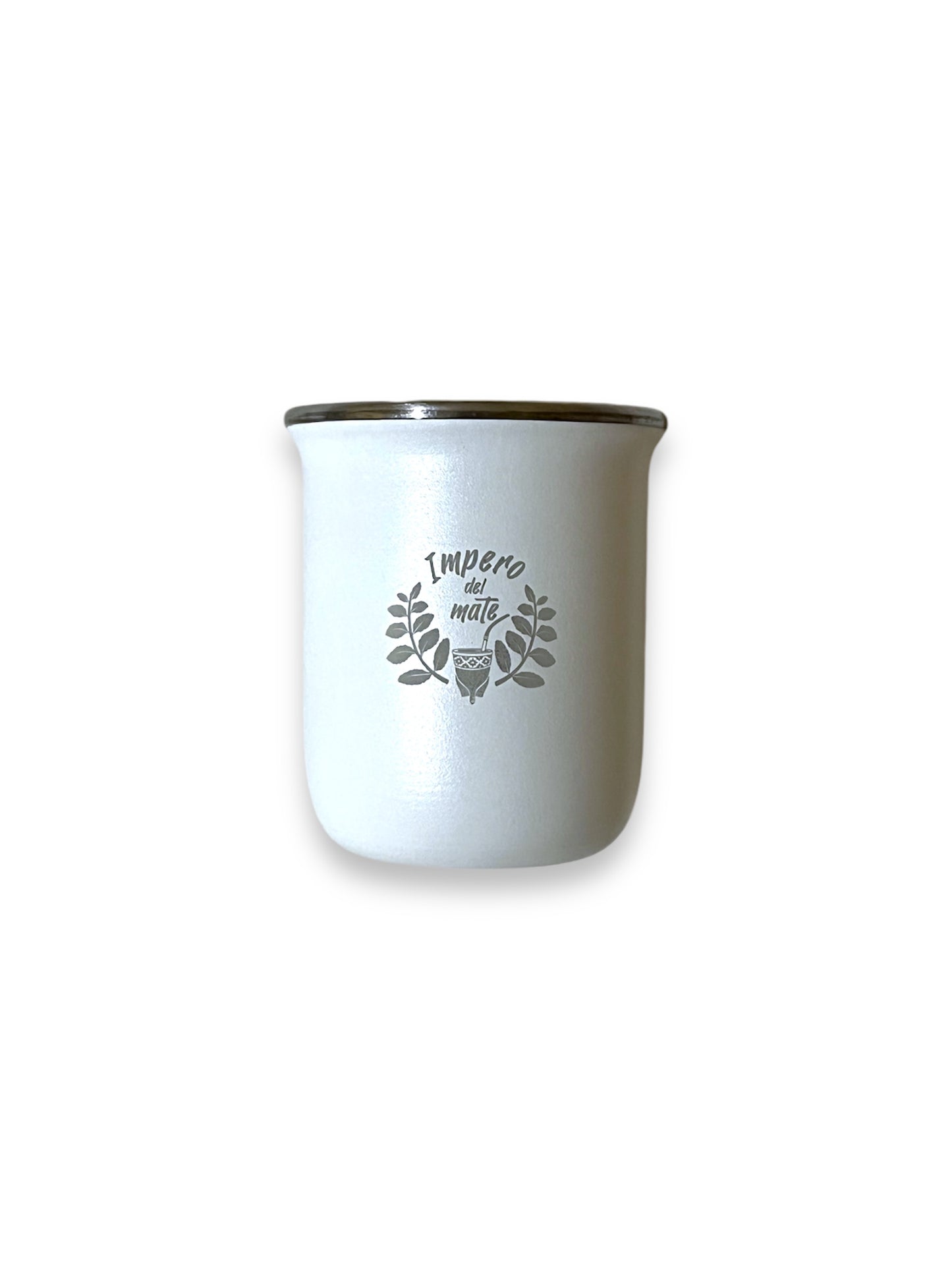 Mate Acero Inox "IDM" Blanco