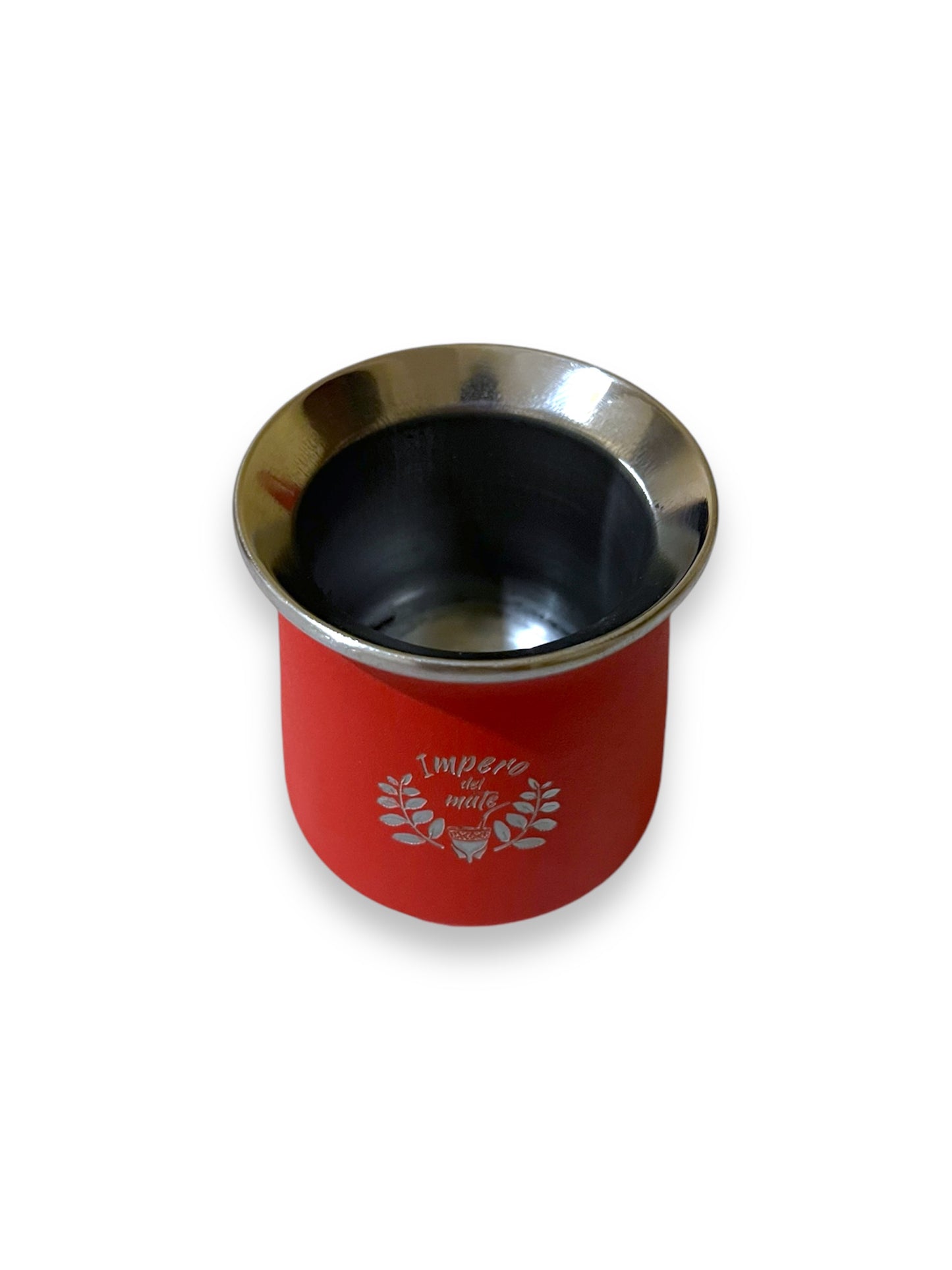 Mate Acero Inox "IDM" Rojo