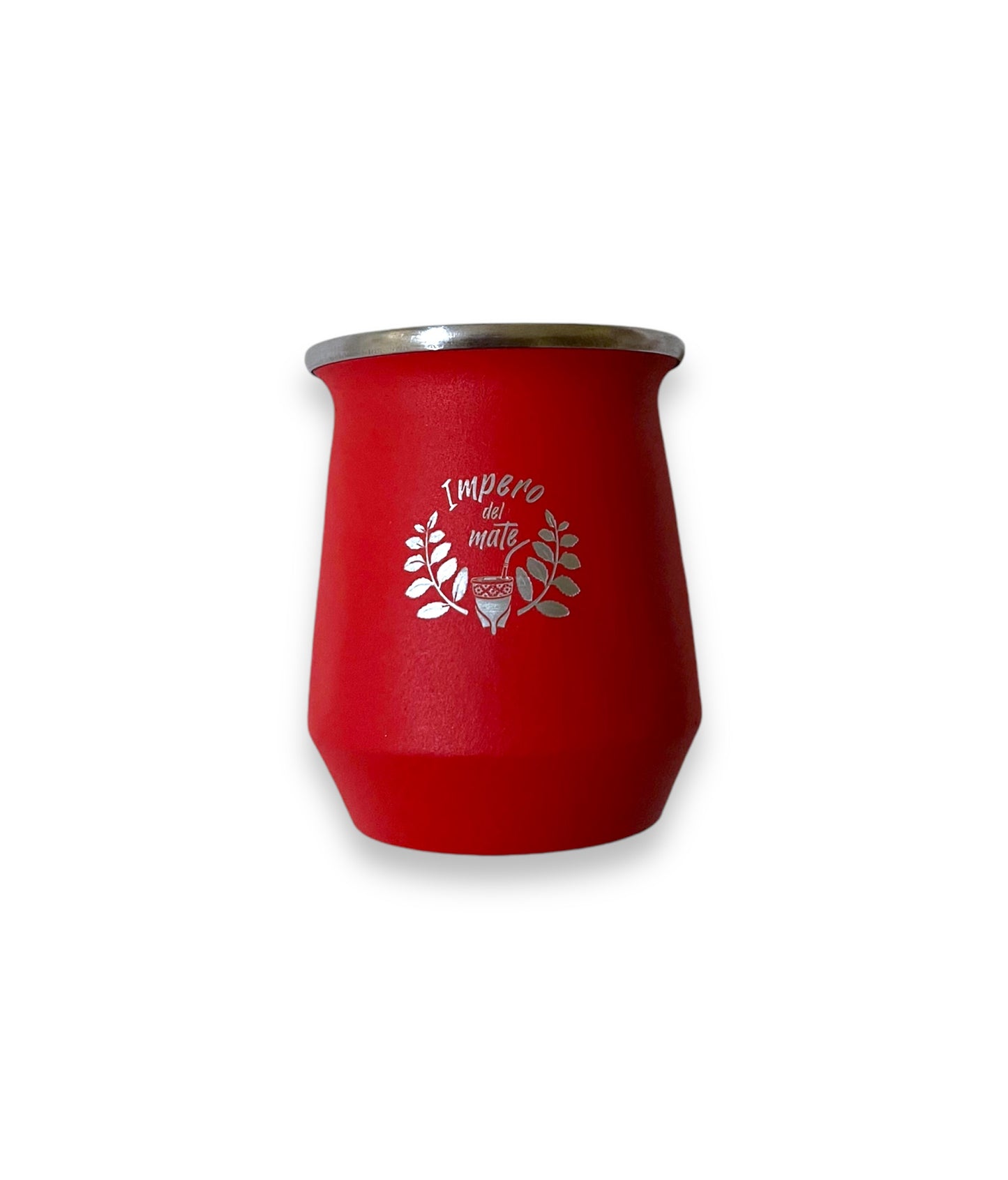 Mate Acero Inox "IDM" Rojo