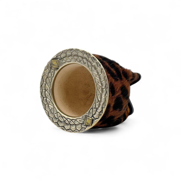 Mate Camionero Animal Print con Fleje Alpaca| Elitè