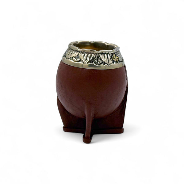 Mate Torpedo Marrone con Fleje Alpaca | Standard