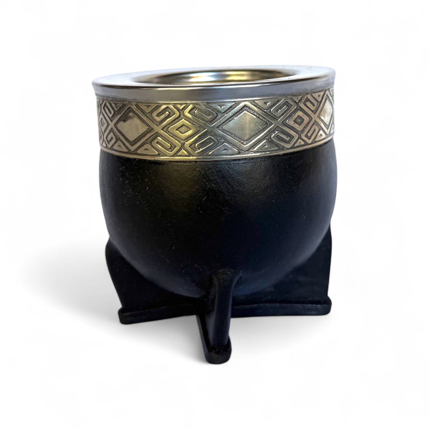 Mate Imperial Nero con Virola Alpaca | Standard