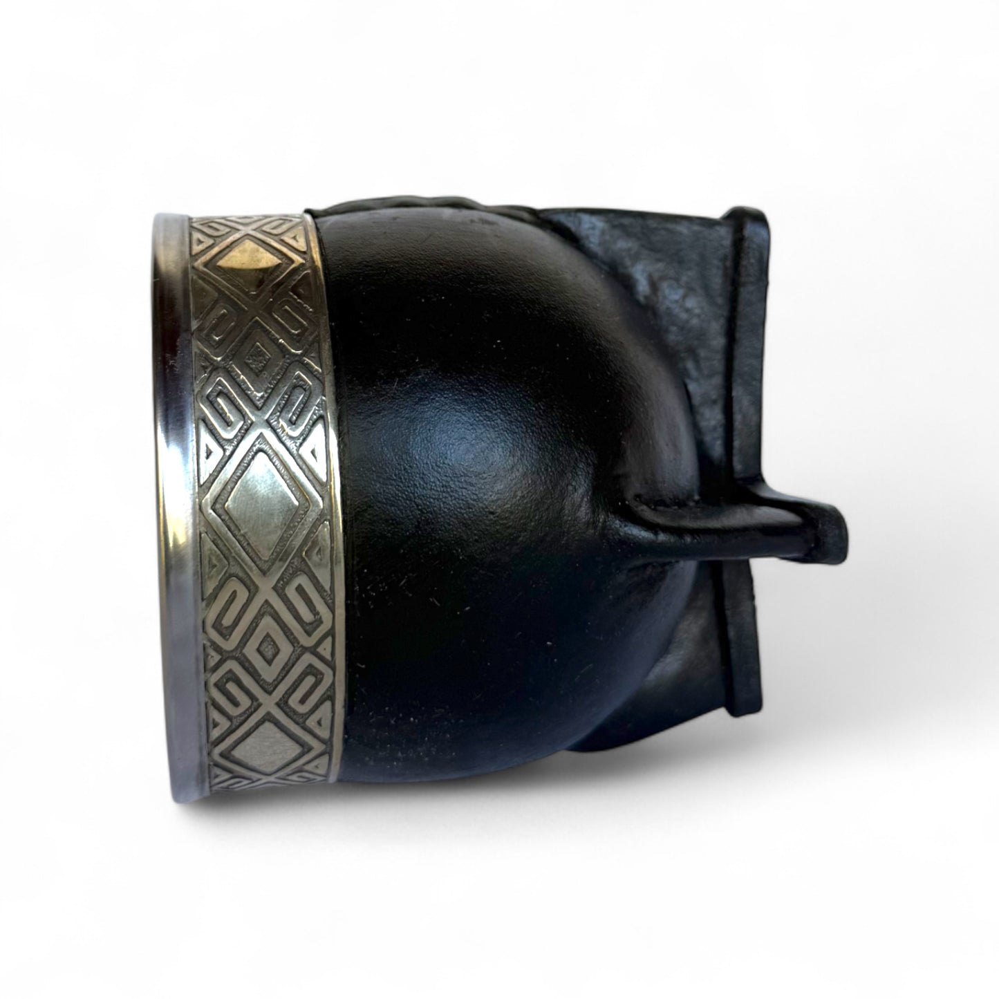 Mate Imperial Nero con Virola Alpaca | Standard