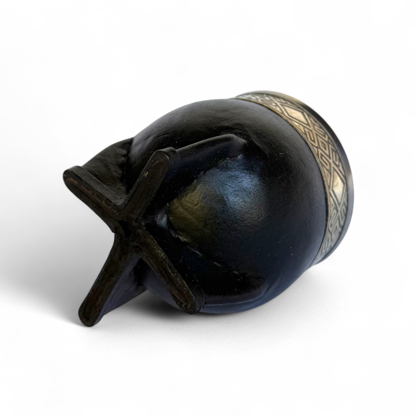 Mate Imperial Nero con Virola Alpaca | Standard