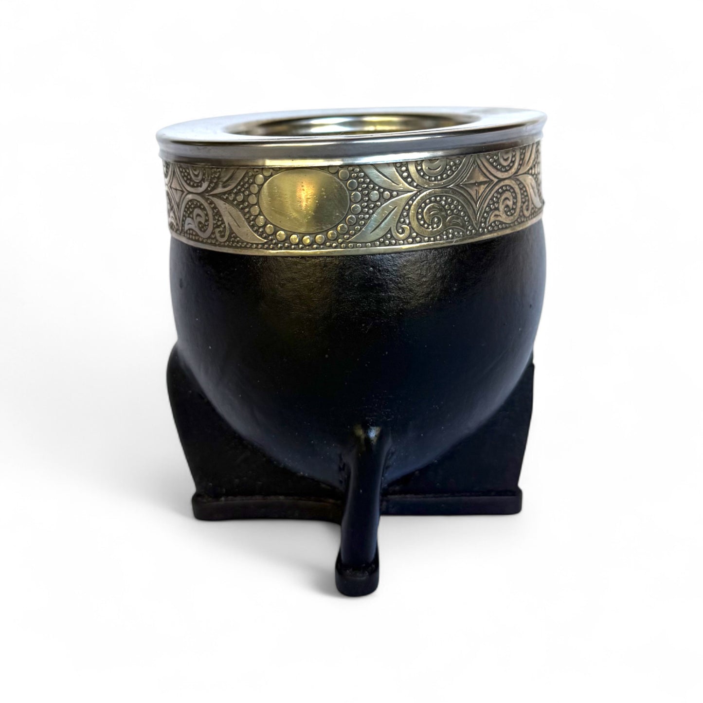 Mate Imperial Nero con Virola Alpaca | Standard