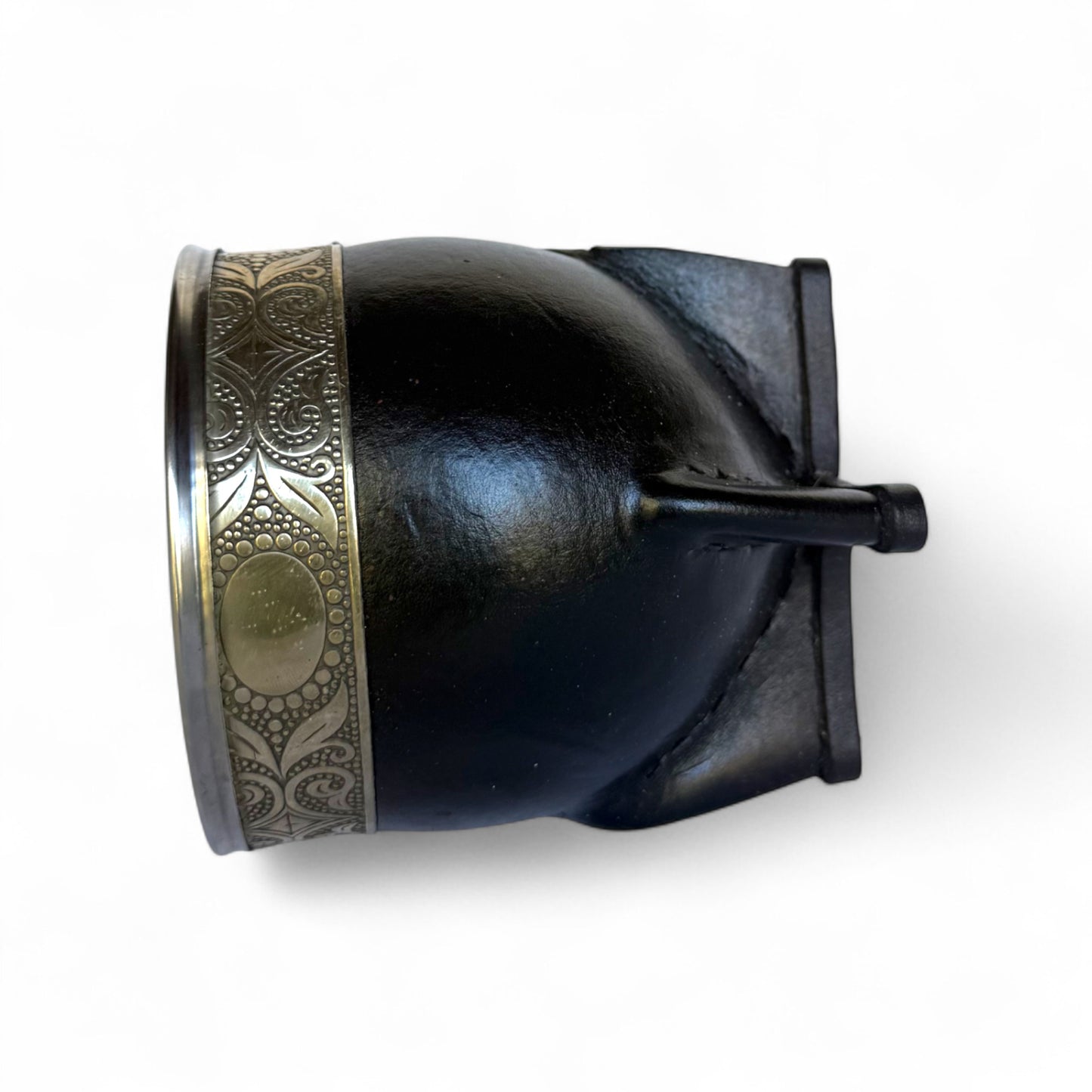 Mate Imperial Nero con Virola Alpaca | Standard