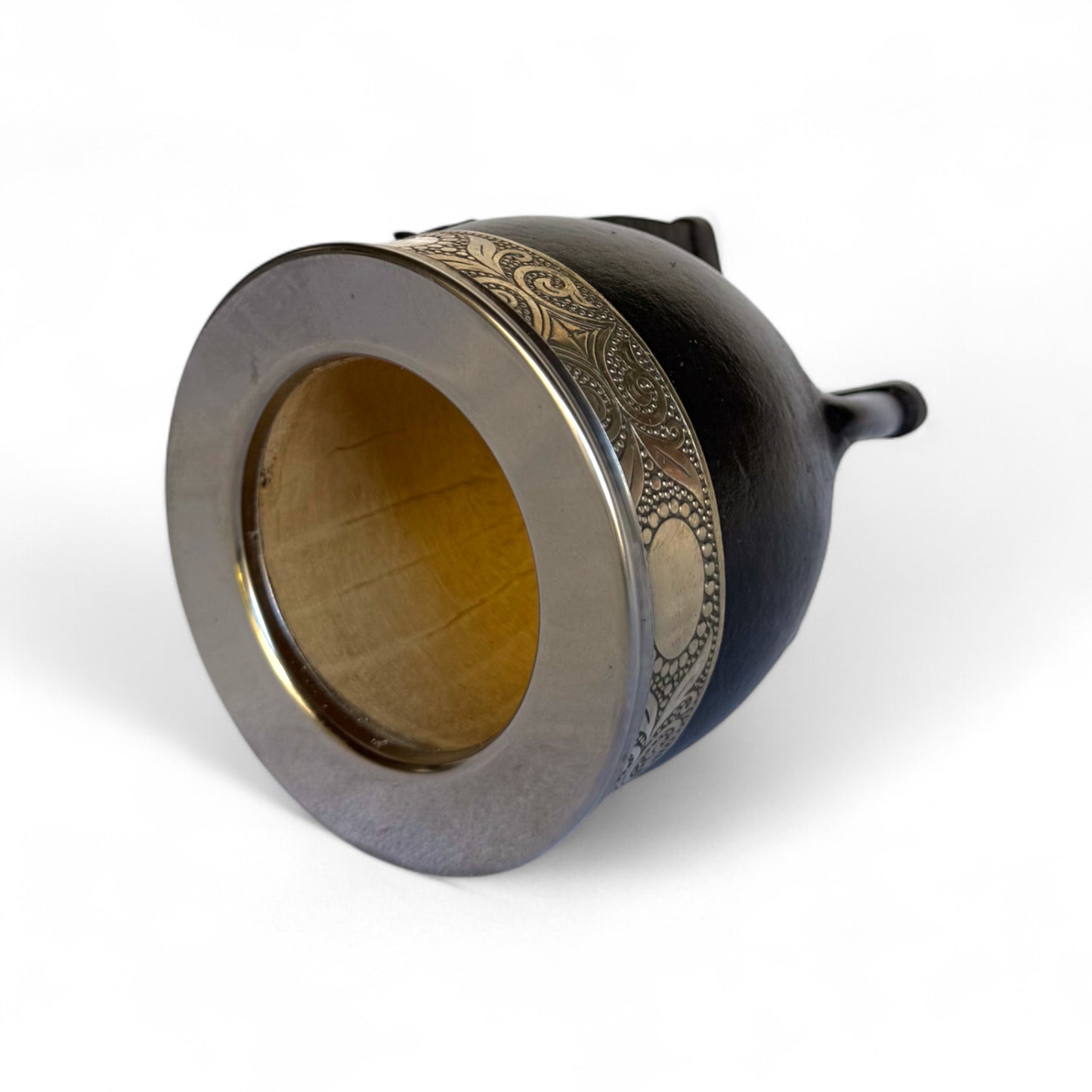 Mate Imperial Nero con Virola Alpaca | Standard