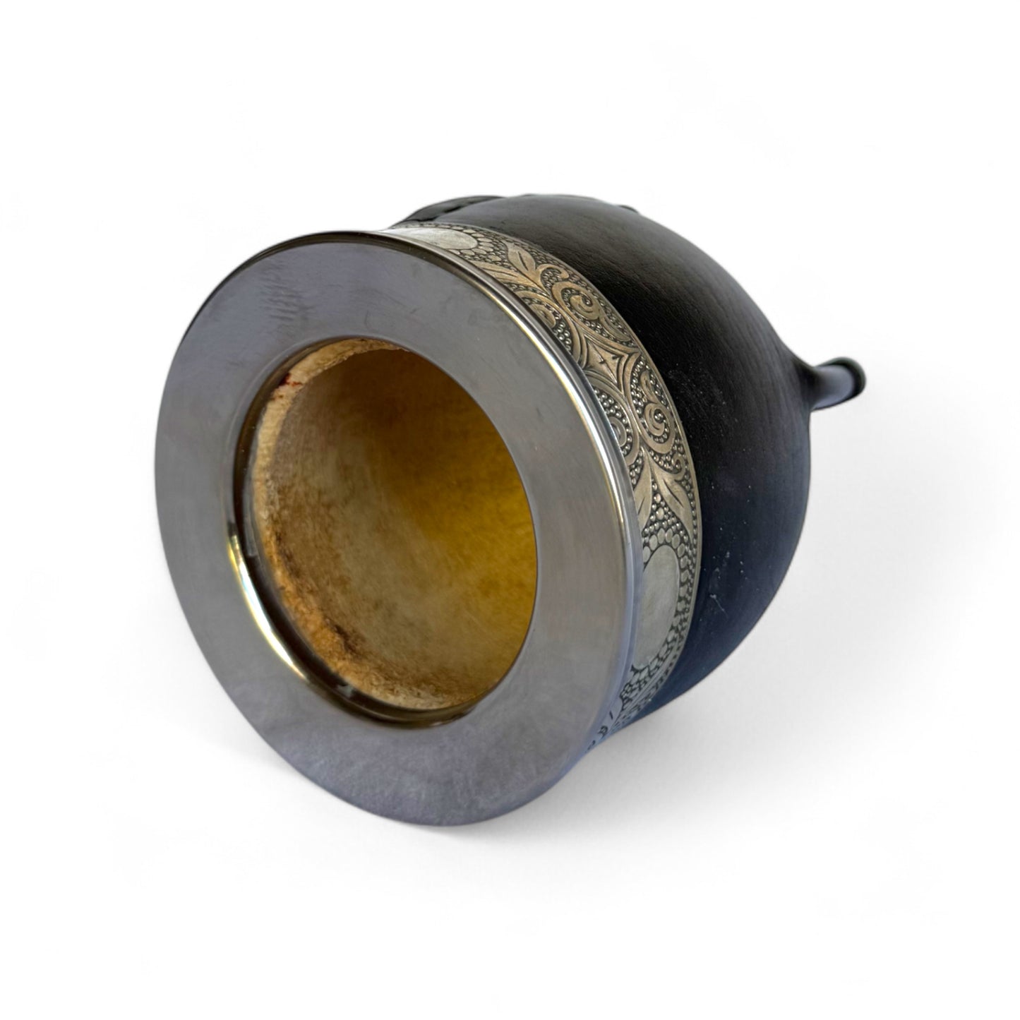 Mate Imperial Nero con Virola Alpaca | Standard