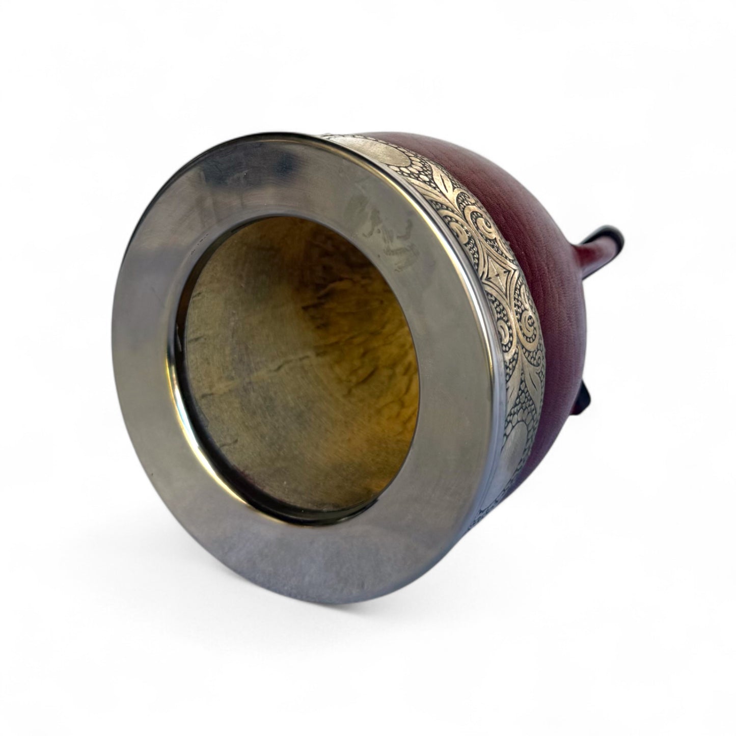 Mate Imperial Bordò con Virola Alpaca | Standard