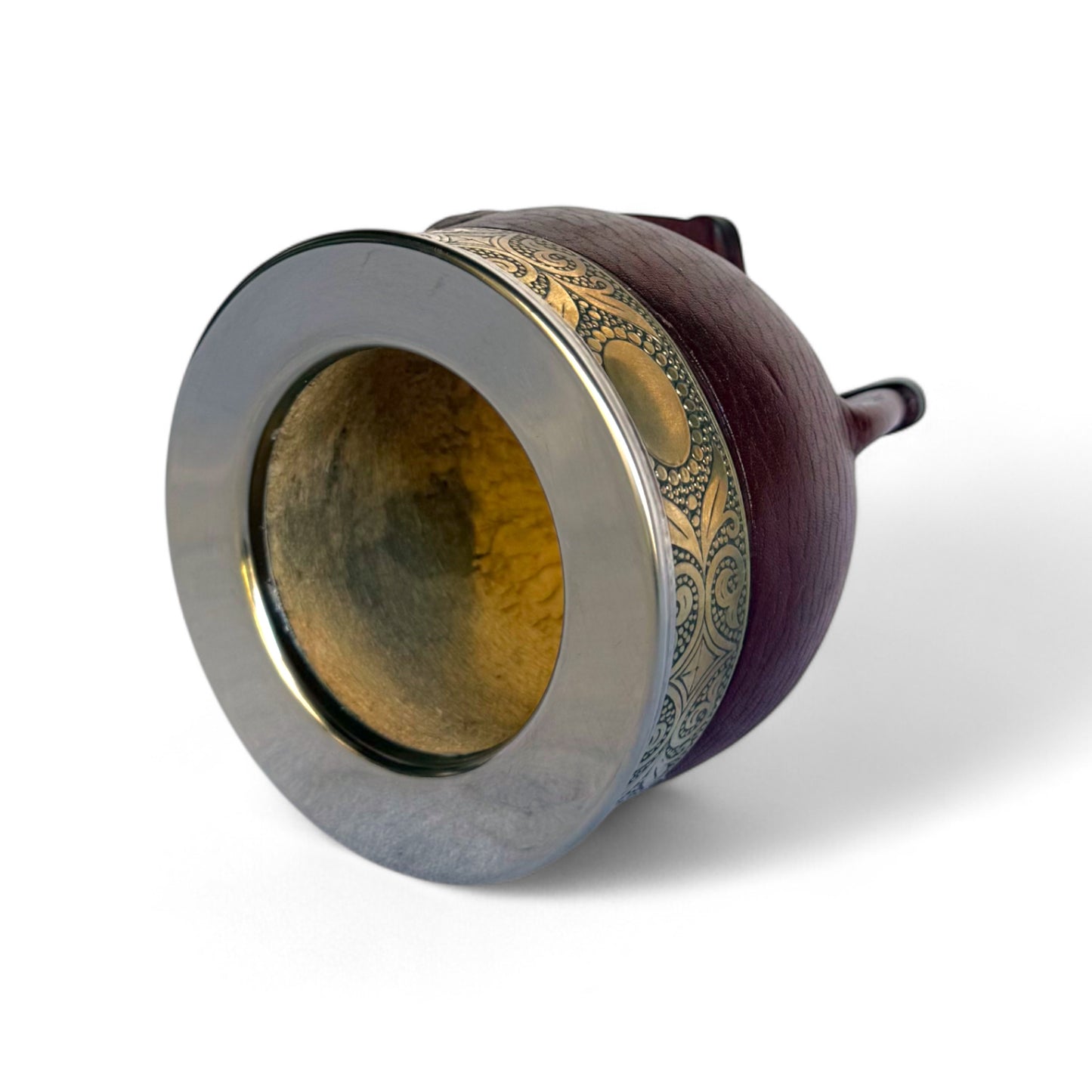 Mate Imperial Bordò con Virola Alpaca | Standard