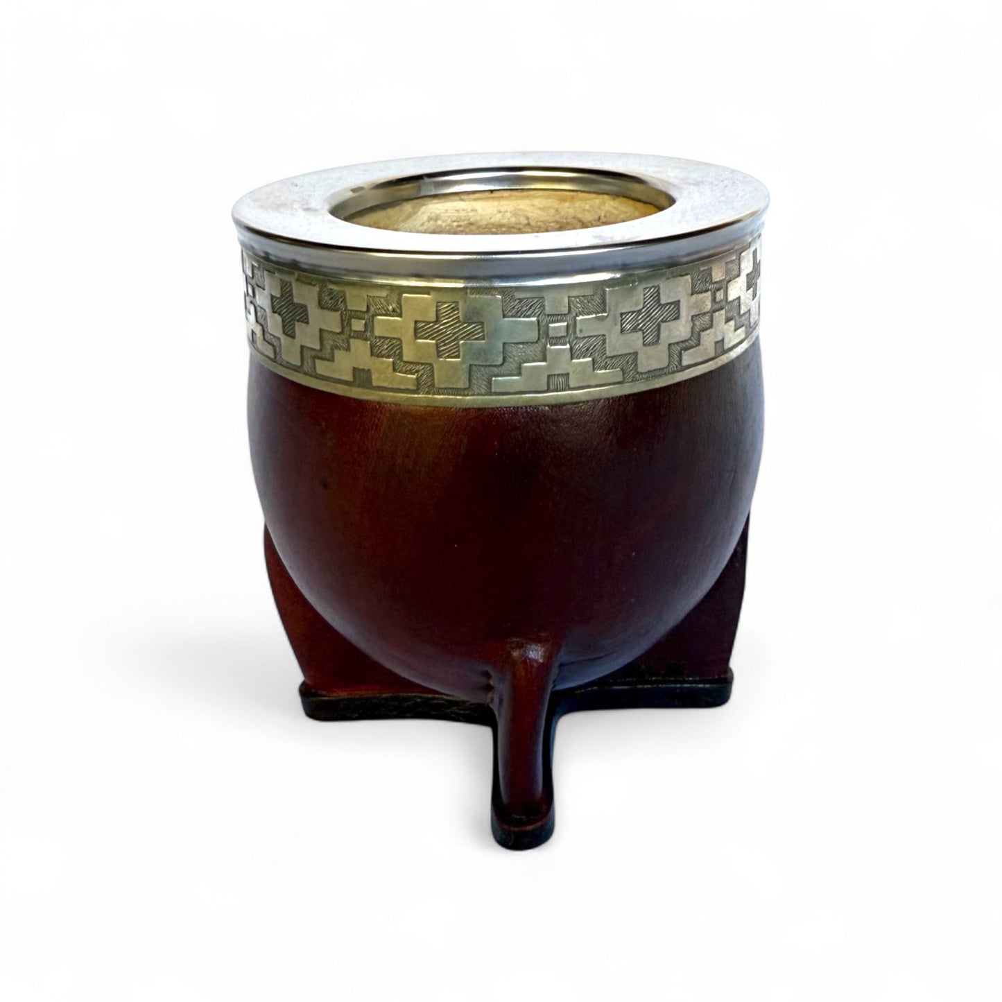 Mate Imperial Bordò con Virola Alpaca | Standard