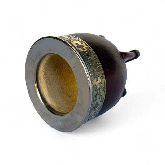 Mate Imperial Bordò con Virola Alpaca | Standard