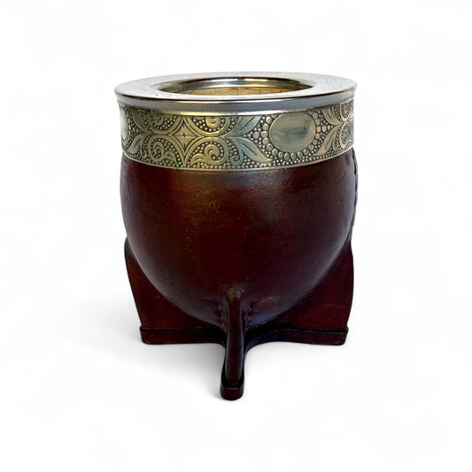 Mate Imperial Bordò con Virola Alpaca | Standard