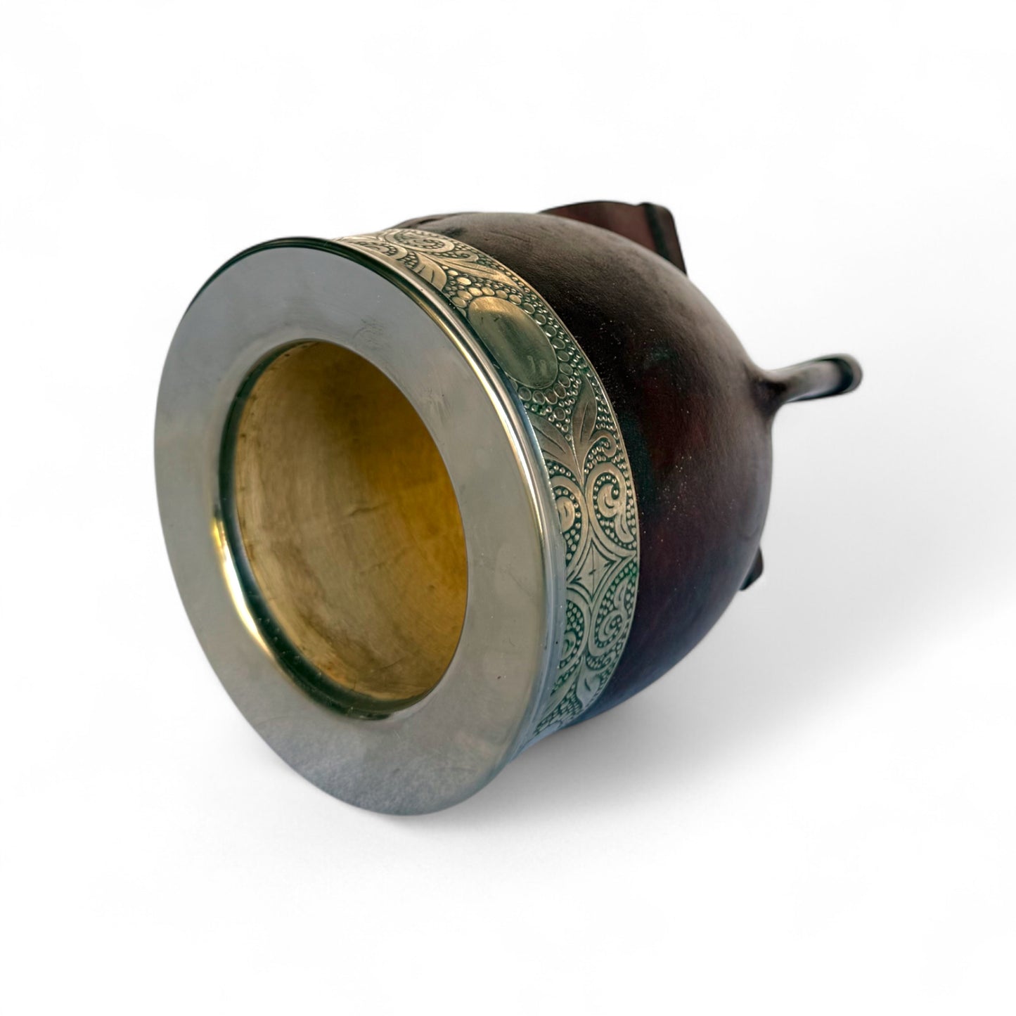 Mate Imperial Bordò con Virola Alpaca | Standard