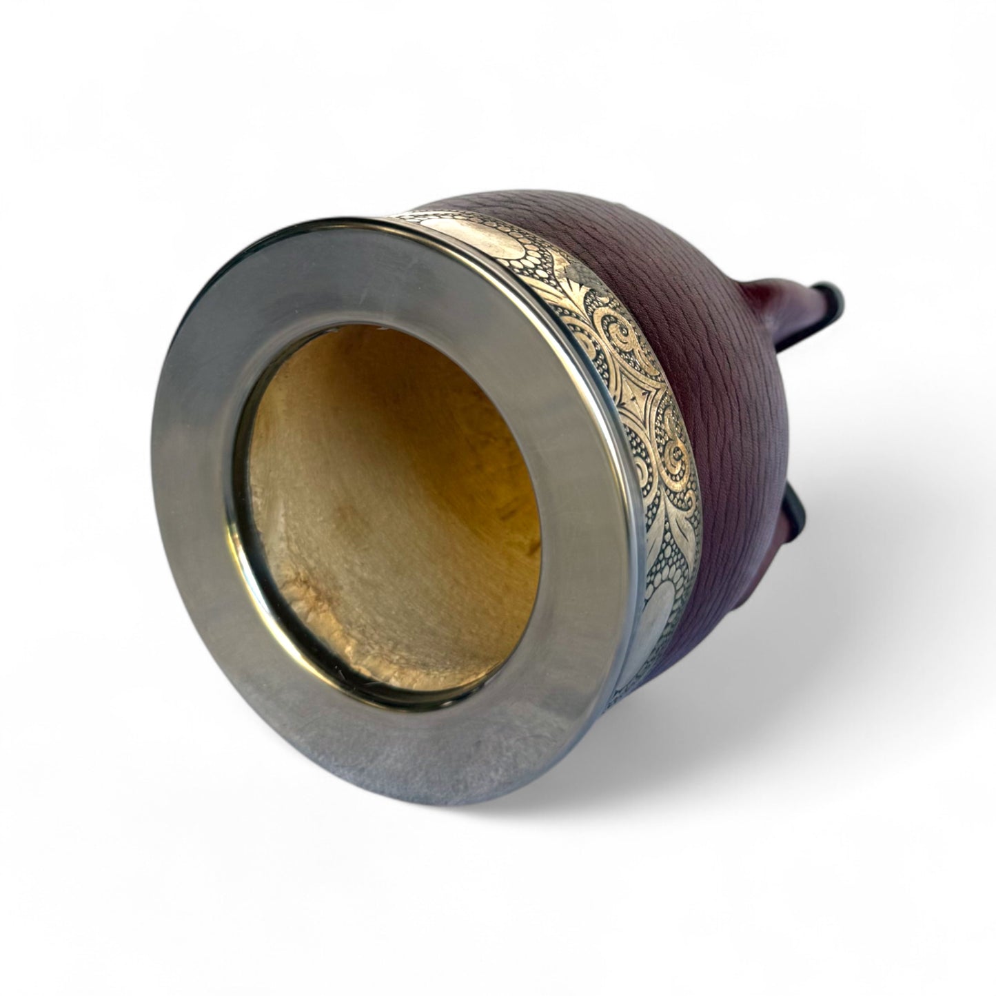 Mate Imperial Bordò con Virola Alpaca | Standard