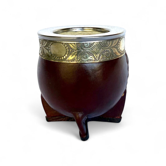 Mate Imperial Bordò con Virola Alpaca | Standard