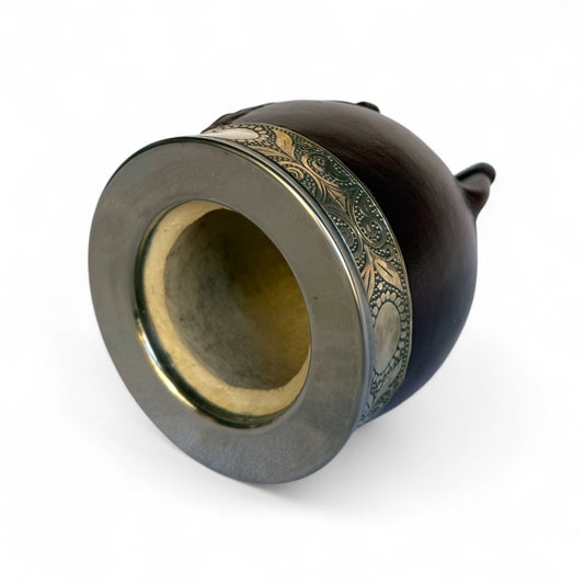 Mate Imperial Bordò con Virola Alpaca | Standard