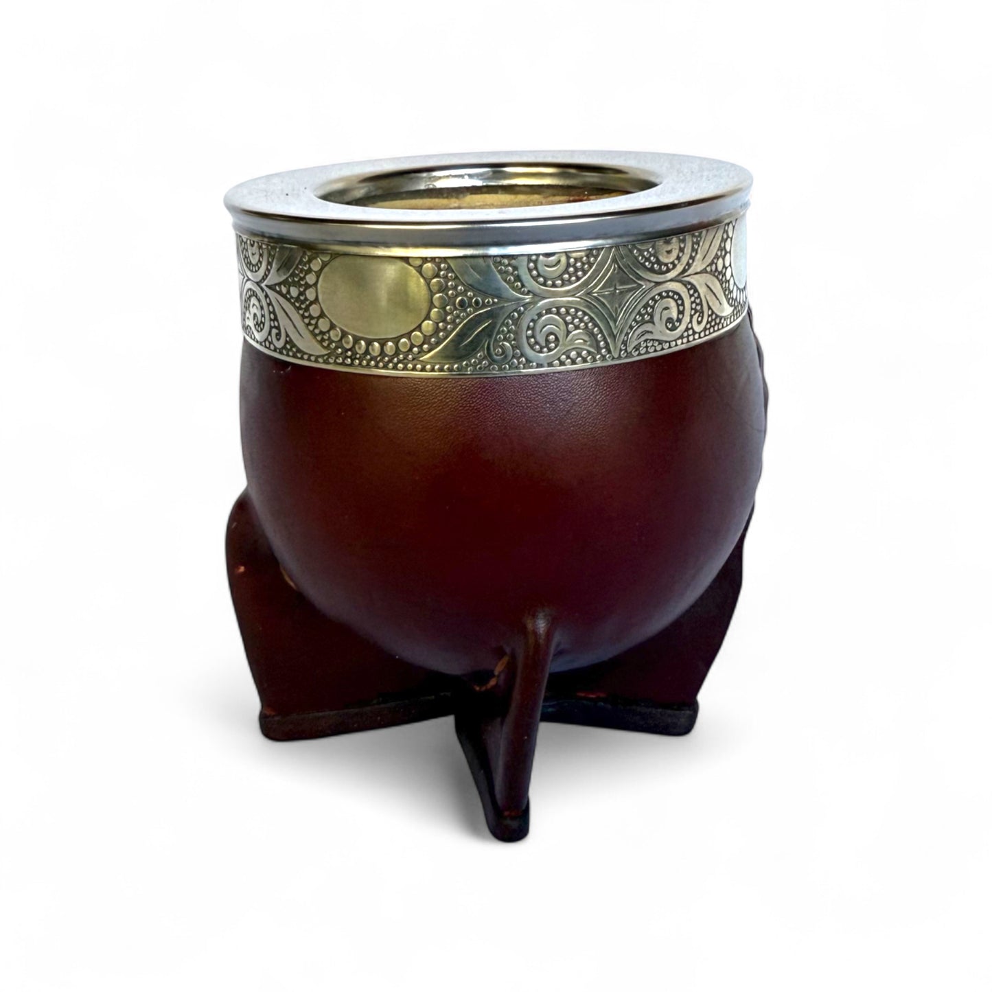 Mate Imperial Bordò con Virola Alpaca | Standard