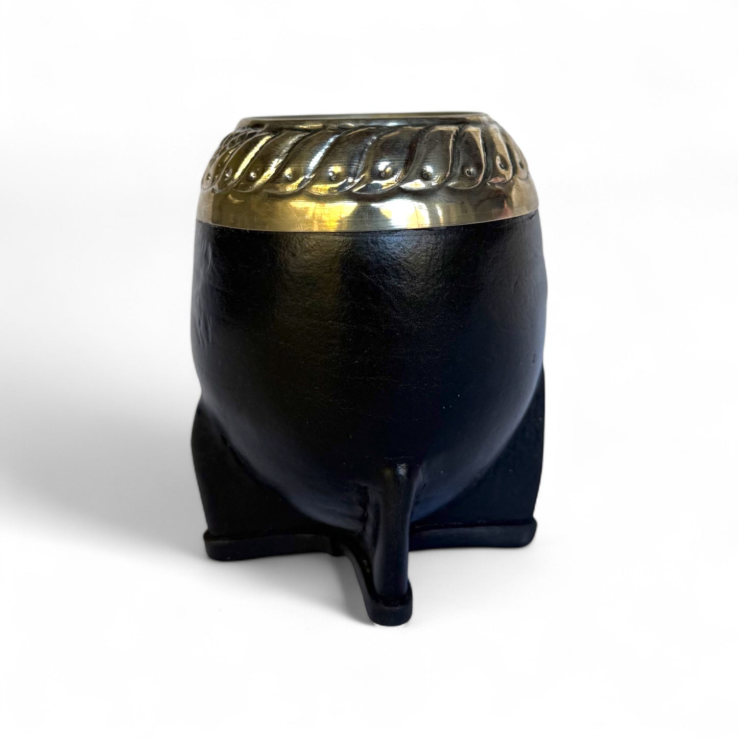 Mate Torpedo Nero con Fleje Alpaca | Standard