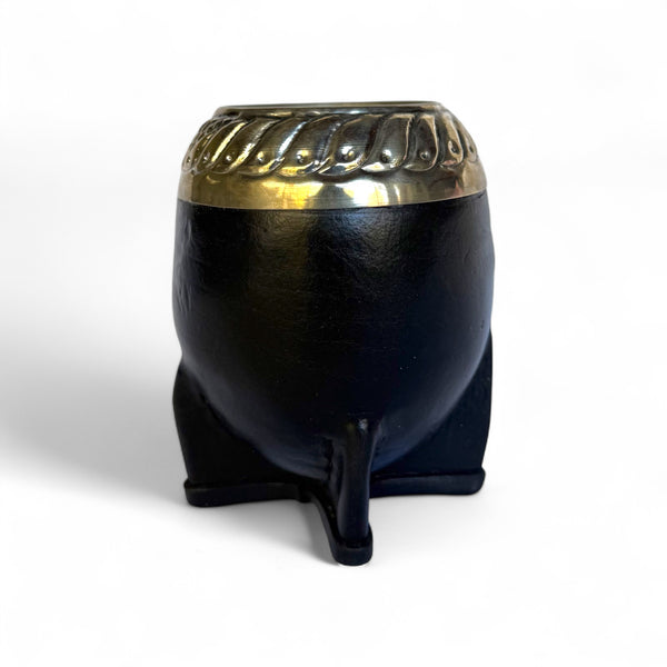 Mate Torpedo Nero con Fleje Alpaca | Standard