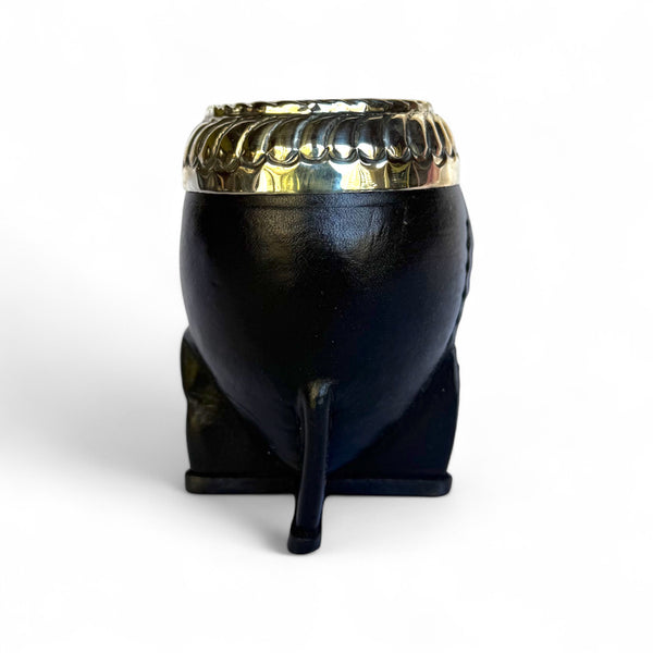 Mate Torpedo Nero con Fleje Alpaca | Standard