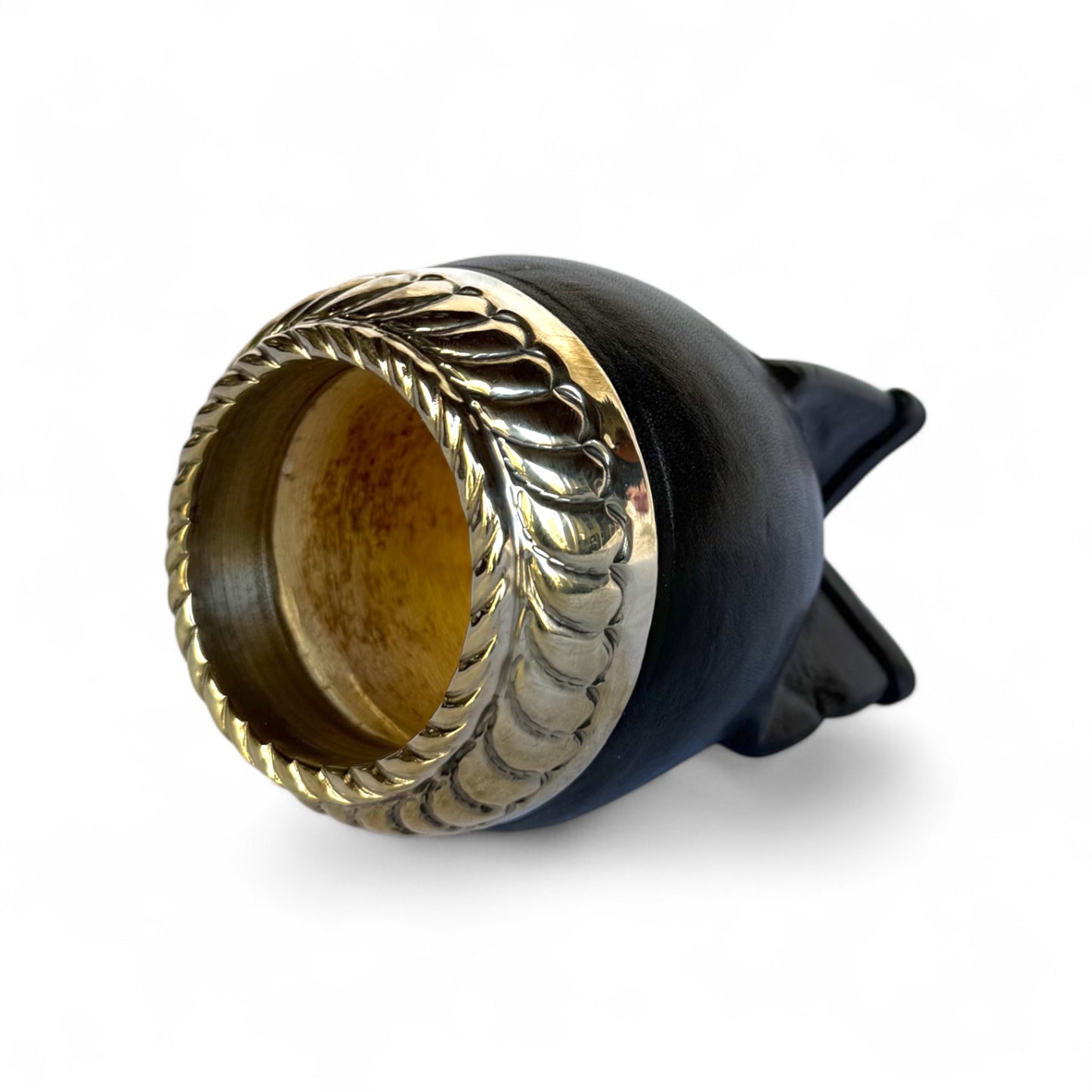 Mate Torpedo Nero con Fleje Alpaca | Standard