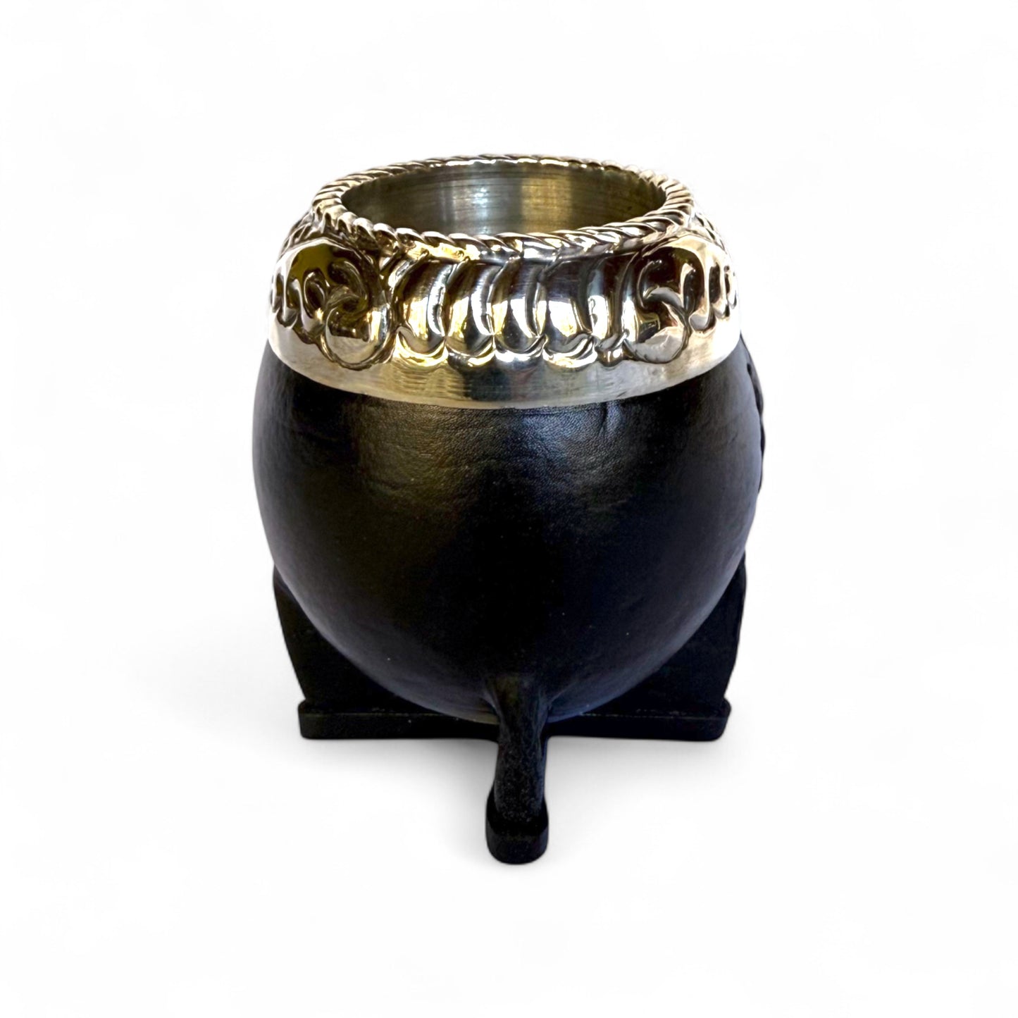 Mate Torpedo Nero con Fleje Alpaca | Standard