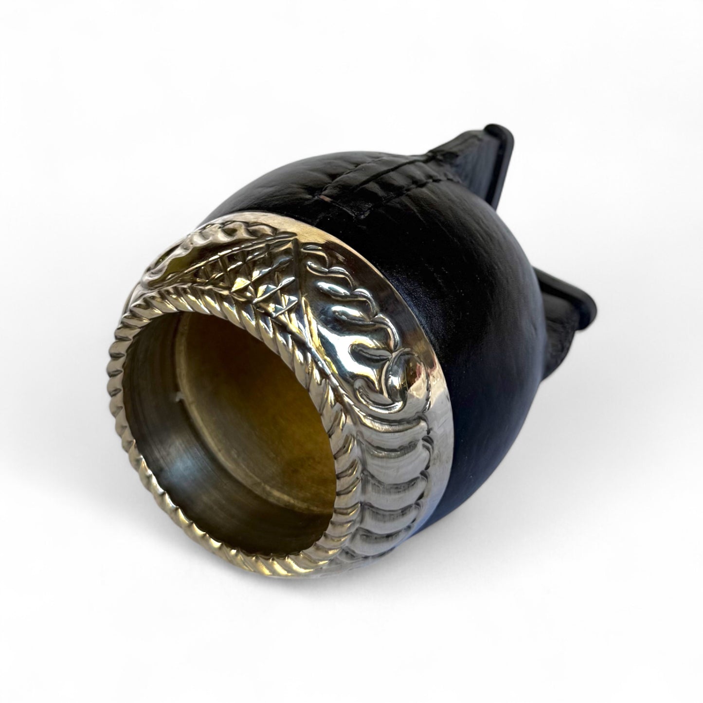 Mate Torpedo Nero con Fleje Alpaca | Standard