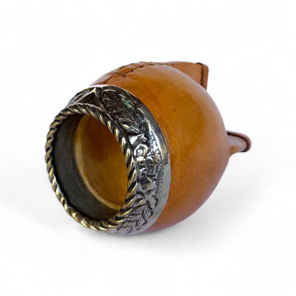 Mate Torpedo Marrone con Fleje Alpaca | Standard