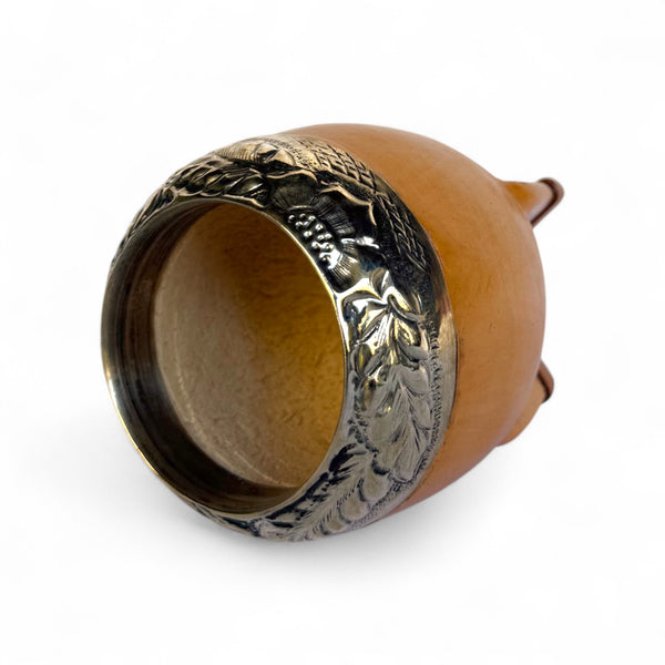 Mate Torpedo Marrone con Fleje Alpaca | Standard